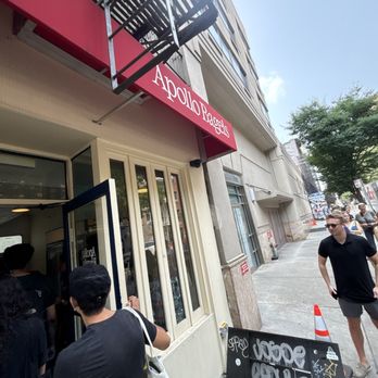 Apollo Bagels - It's a line during lunch hour. - Bagels Near Me - New York, New York
