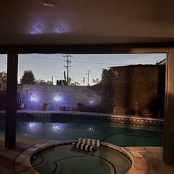 Sunstate Home Improvements - Nighttime view - transformation complete!