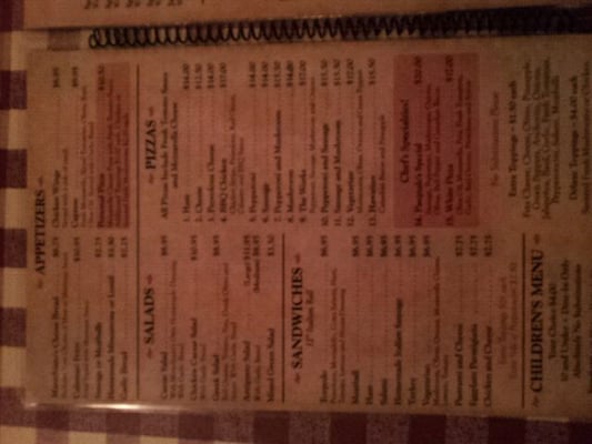 Menu photo 8 Marechiaros on 2nd El Cajon, CA