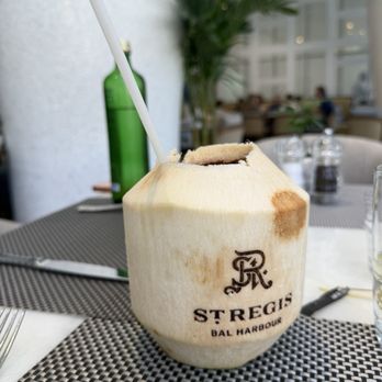 Atlantikos - coconut water - Mediterranean Near Me - Bal Harbour, Florida Atlantikos - coconut water - Mediterranean Near Me - Bal Harbour, Florida