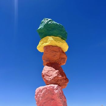 Seven Magic Mountains - Public Art Near Me - Las Vegas, Nevada Seven Magic Mountains - Public Art Near Me - Las Vegas, Nevada
