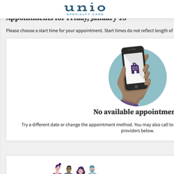 Timothy Lesser, MD - Web site has an appointment function, but there were no available appointments over the next year.....