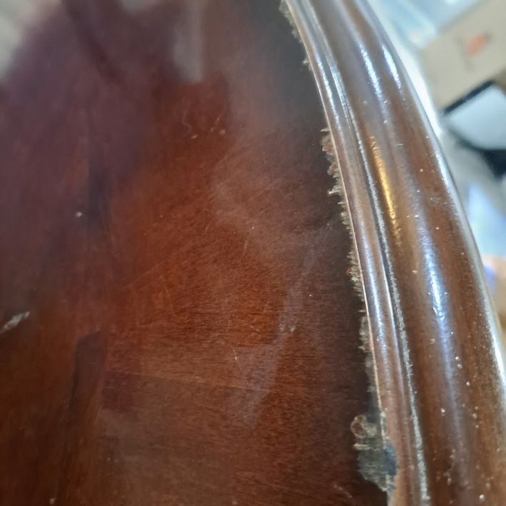 All My Sons Moving & Storage - Gauges & Scratches of dining table that was dropped unprotected - Self Storage Near Me - Phoenix, Arizona All My Sons Moving & Storage - Gauges & Scratches of dining table that was dropped unprotected - Self Storage Near Me - Phoenix, Arizona