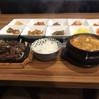 Kim's Korean BBQ Restaurant - Kalbi and tofu soup - Korean Near Me - Jacksonville, Florida