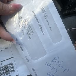 Wrong mail, proof that my 9 missing packages were delivered wrong