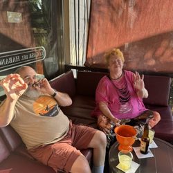 Havana Cigars - Chas and Val are happy