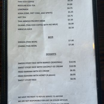 Sala Thai - Menu - Thai Near Me - Fremont, California Sala Thai - Menu - Thai Near Me - Fremont, California