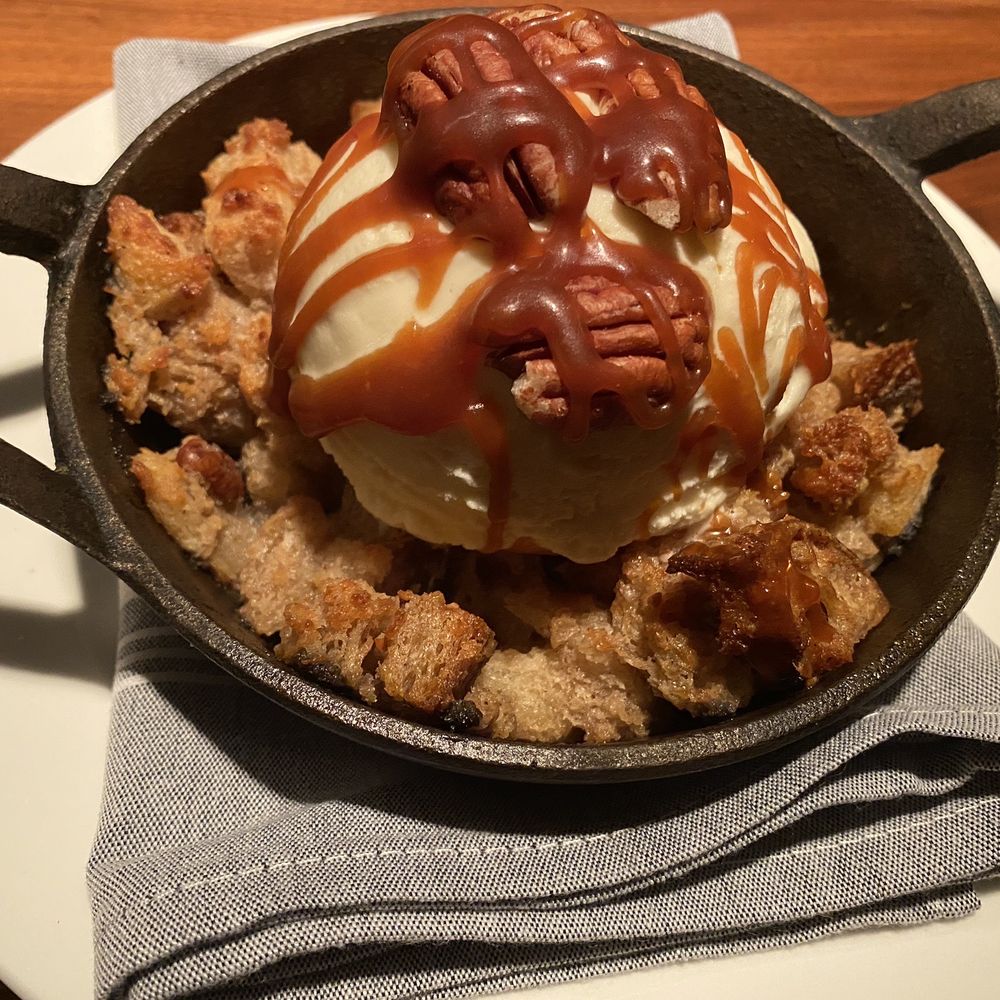Corinne Austin - Bread pudding - New American Near Me - Austin, Texas Corinne Austin - Bread pudding - New American Near Me - Austin, Texas