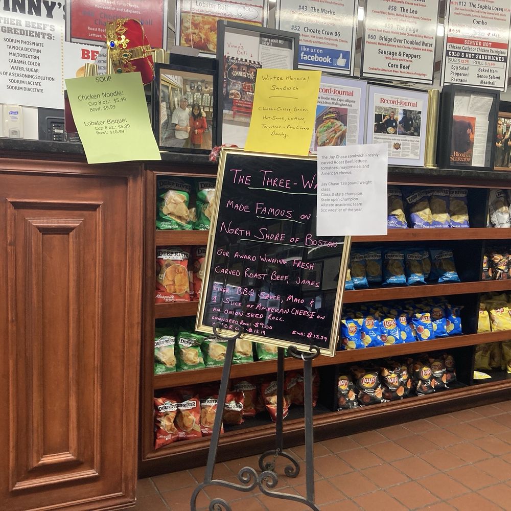 Vinny's Deli - The vibe inside from where I sat - Delis Near Me - Wallingford, Connecticut Vinny's Deli - The vibe inside from where I sat - Delis Near Me - Wallingford, Connecticut