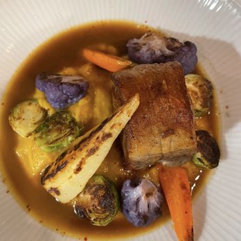 La Bouchée - Lamb with root vegetables and gravy. - Mediterranean Near Me - Aix-en-Provence, 13