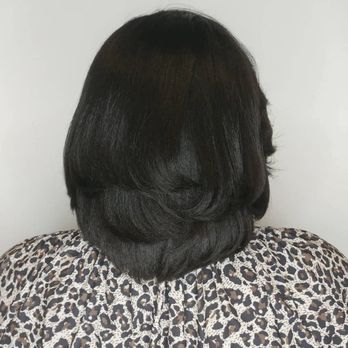 Sow Natural  - It's silk press season and return clients are now able to book this seasonal style while the humidity is low. Length checks are fun! - Hair Stylists Near Me - Columbus, Georgia