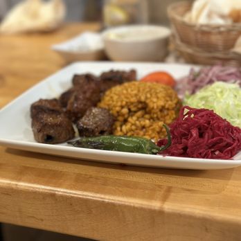 Ayintap Mediterranean Grill - a plate of food - Turkish Near Me - Houston, Texas Ayintap Mediterranean Grill - a plate of food - Turkish Near Me - Houston, Texas