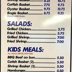 Bogie's Po-Boys Seafood & BBQ - Menu