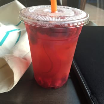 Dripp - Berry juicy tea! Has real raspberries in it!  It's pretty good ~ - Coffee & Tea Near Me - Fullerton, California