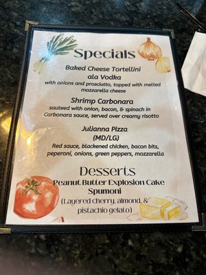 Menu photo 1 Little Italy Myrtle Beach, SC