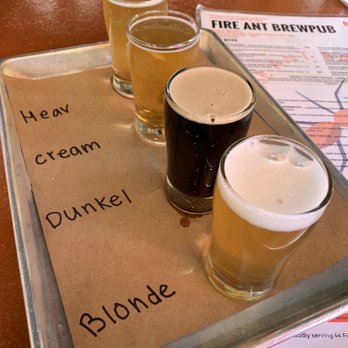 Fire Ant Brewing - Beer! This is how they serve the flights. - Bars Near Me - Tomball, Texas Fire Ant Brewing - Beer! This is how they serve the flights. - Bars Near Me - Tomball, Texas