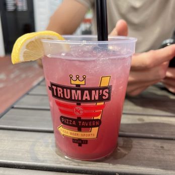 Truman's KC Pizza Tavern - Black Berri tea - American Near Me - Des Moines, Iowa Truman's KC Pizza Tavern - Black Berri tea - American Near Me - Des Moines, Iowa