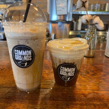 Common Grounds - two drinks on a table - Coffee & Tea Near Me - Payson, Arizona