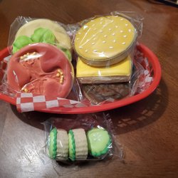 Cookies By Charity - Another view of the summer hamburger set!