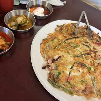 K-Food Grill - Seafood pancake - Korean Near Me - Gresham, Oregon