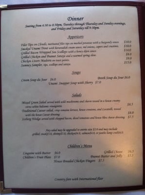 Menu photo 2 Francis Kaufman House Sumneytown, PA