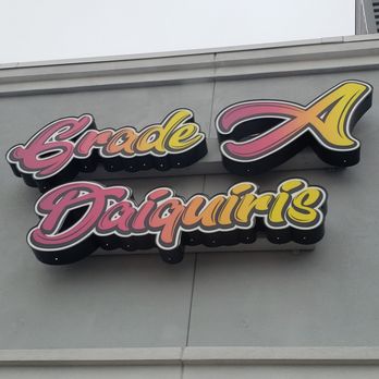 Grade A Daiquiris - the front of a restaurant - Drive-Thru Bars Near Me - Houston, Texas Grade A Daiquiris - the front of a restaurant - Drive-Thru Bars Near Me - Houston, Texas