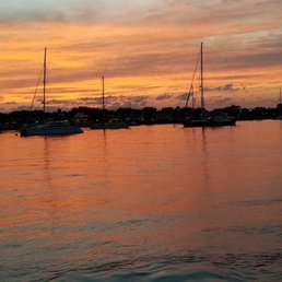 Sunset in the harbor Sunset in the harbor