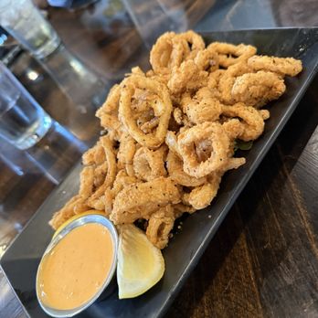 Laughing Monk Brewing - lemon pepper calamari - Gastropubs Near Me - Sunnyvale, California Laughing Monk Brewing - lemon pepper calamari - Gastropubs Near Me - Sunnyvale, California