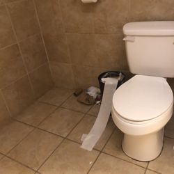 Econo Lodge Truman Inn - Trashed guest bathroom