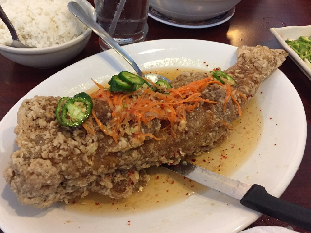 Order Whole Crispy Catfish food online from Thang Long Thai & Vietnamese store, Madison Heights on bringmethat.com