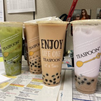 Teaspoon - Matcha  House Milk Tea Taro lover - Bubble Tea Near Me - Santa Clara, California