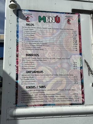 Menu photo 5 Antojitos La Mexicana Annapolis, MD