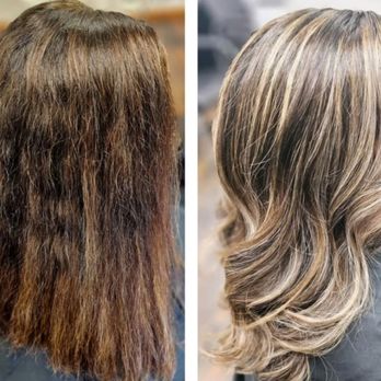 Eviah Salon - Highlights!! Before and Afterwards - Hair Salons Near Me - Lima, Ohio