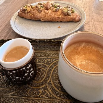 Para - Espresso, Cortado and Pistachio Croissant! - Coffee & Tea Near Me - Encinitas, California
