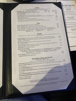 Menu photo 1 Austin's Ale House Kew Gardens, NY