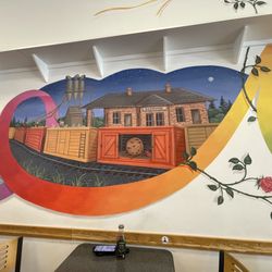 New York City Sub Shop - Midtown Bend - Another fun piece of art on their wall.