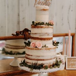 a three tiered wedding cake a three tiered wedding cake