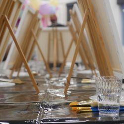 Sip N Drip Paint Parties - Don't worry about the mess. We'll clean it up.
