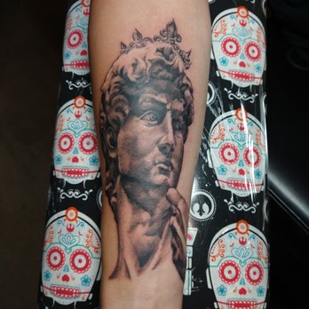 Scott Does Tattoos - David with crown. - Tattoo Near Me - King of Prussia, Pennsylvania Scott Does Tattoos - David with crown. - Tattoo Near Me - King of Prussia, Pennsylvania