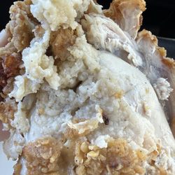 KFC - Fat fa and more fat! No meat at all!