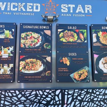 Wicked Star - Menu - Thai Near Me - San Francisco, California Wicked Star - Menu - Thai Near Me - San Francisco, California