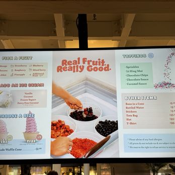 Sweet As - Menu board. - Ice Cream & Frozen Yogurt Near Me - Urban Honolulu, Hawaii Sweet As - Menu board. - Ice Cream & Frozen Yogurt Near Me - Urban Honolulu, Hawaii