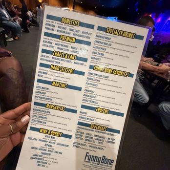 Funny Bone - Menu (August 2026) - Comedy Clubs Near Me - Virginia Beach, Virginia Funny Bone - Menu (August 2026) - Comedy Clubs Near Me - Virginia Beach, Virginia