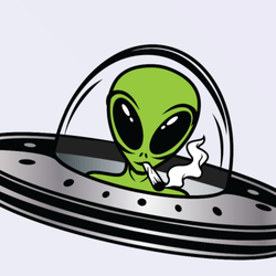 Ultimate Flower Odyssey Dispensary - Nug enjoys a UFO@Aim High pre-roll!