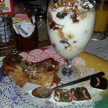 The Brunchery - Yogurt granola fruit parfait with a cranberry muffin. - Breakfast & Brunch Near Me - Valrico, Florida The Brunchery - Yogurt granola fruit parfait with a cranberry muffin. - Breakfast & Brunch Near Me - Valrico, Florida