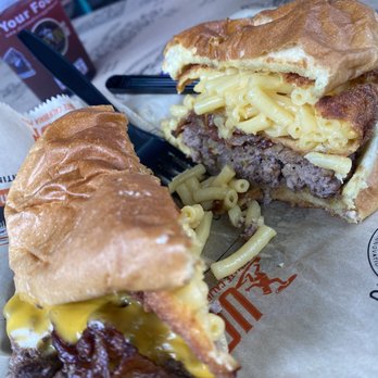 River City Cafe - Fried Mac and Cheese Burger - American Near Me - Myrtle Beach, South Carolina River City Cafe - Fried Mac and Cheese Burger - American Near Me - Myrtle Beach, South Carolina