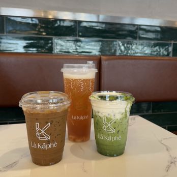 La Ka Viet - vietnamese coffee, lychee jasmine, matcha einspanner - Desserts Near Me - Westminster, California