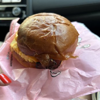 Stan's Donuts & Coffee - Egg, cheese and bacon breakfast sandwich - Donuts Near Me - Chicago, Illinois