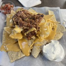 Bbq pork Nachos