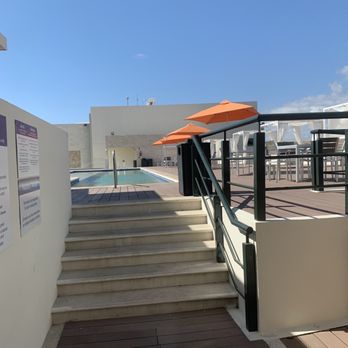 Hampton Inn - Pool entrance (I think current hours are from noon to 7?). - Hotels Near Me - San José del Cabo, BCS